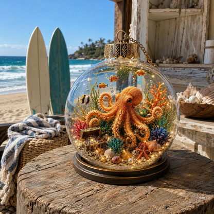 🌊✨ Bring the Ocean’s Glow Home – Magical Light-Up Sea Life Ornament