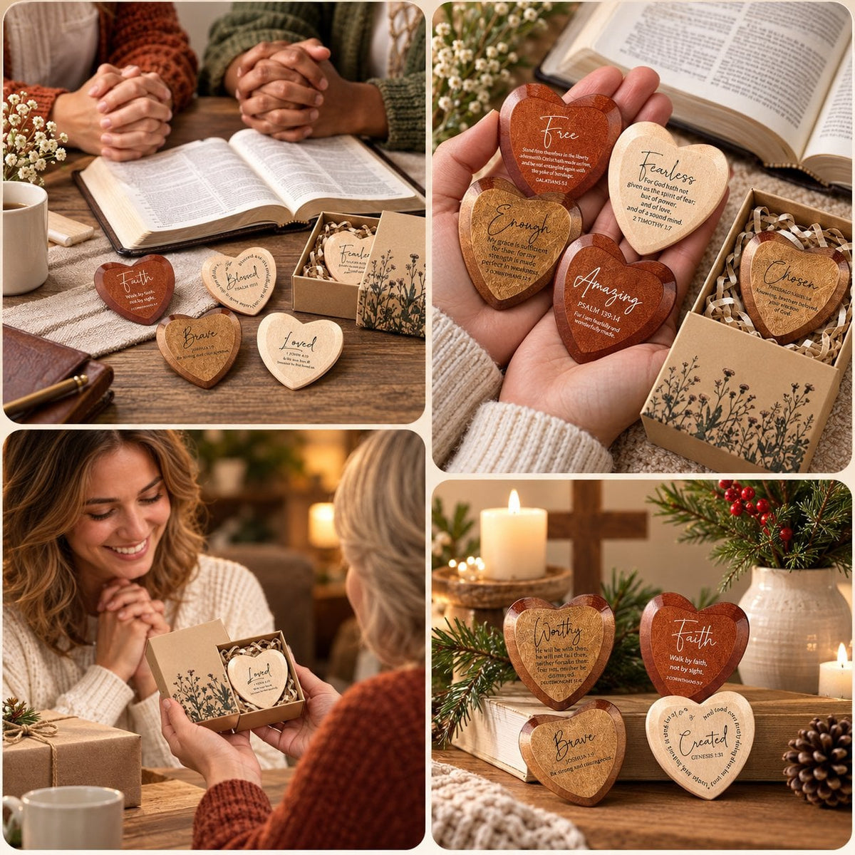 ⏰Sale 60% OFF - ✝️ Christian Pocket Heart Gift Set(Set of 12)
