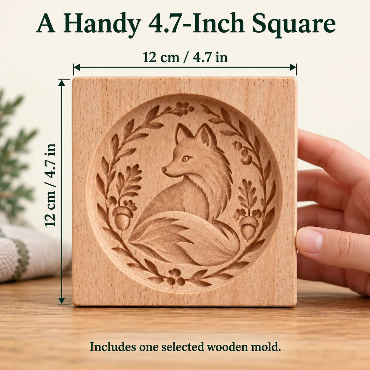 🐿️ Nature-Inspired Cookie Press Set – Adorable Forest Animal Patterns