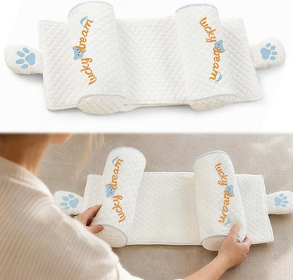 🎀 Infant Head-Shaping Pillow with Adjustable Neck Support, 0–6 Months