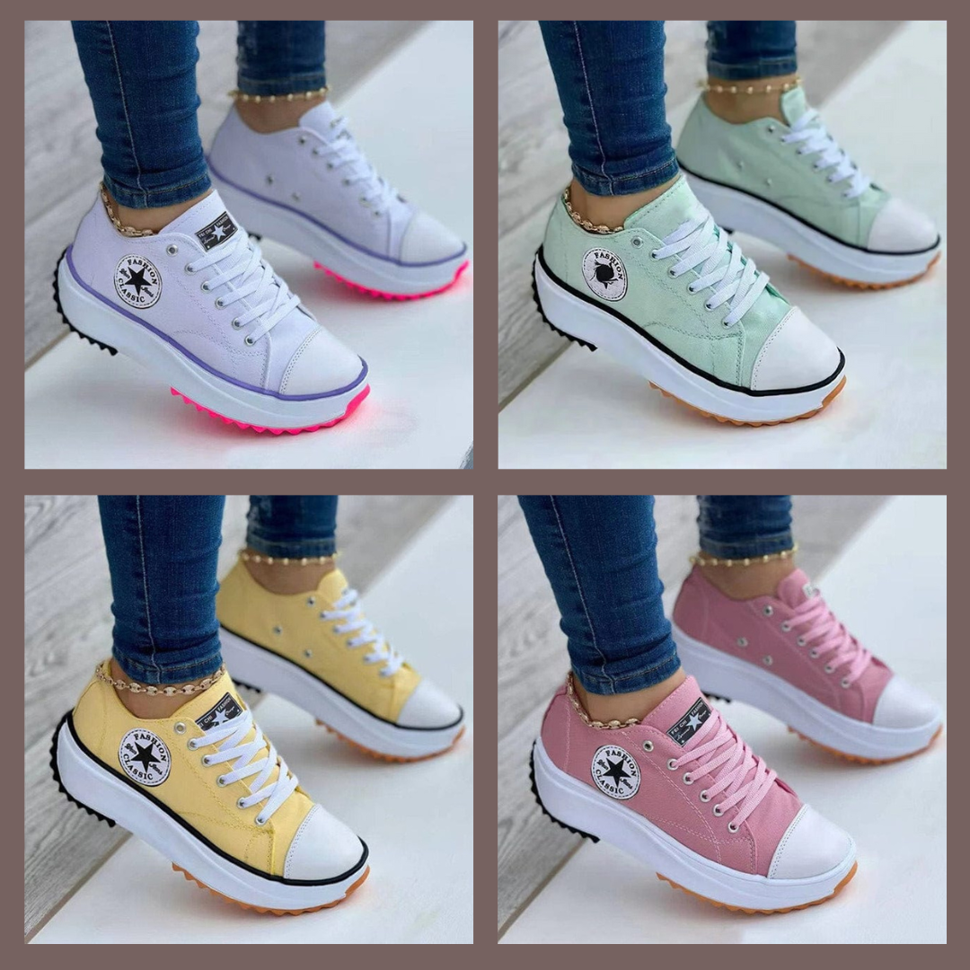 Fashion Star Comfort Sneakers 👟 Chic Support for Every Step