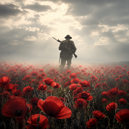 ❤️ Limited Edition Red Poppy Memorial Brooch Honoring Our Fallen Heroes