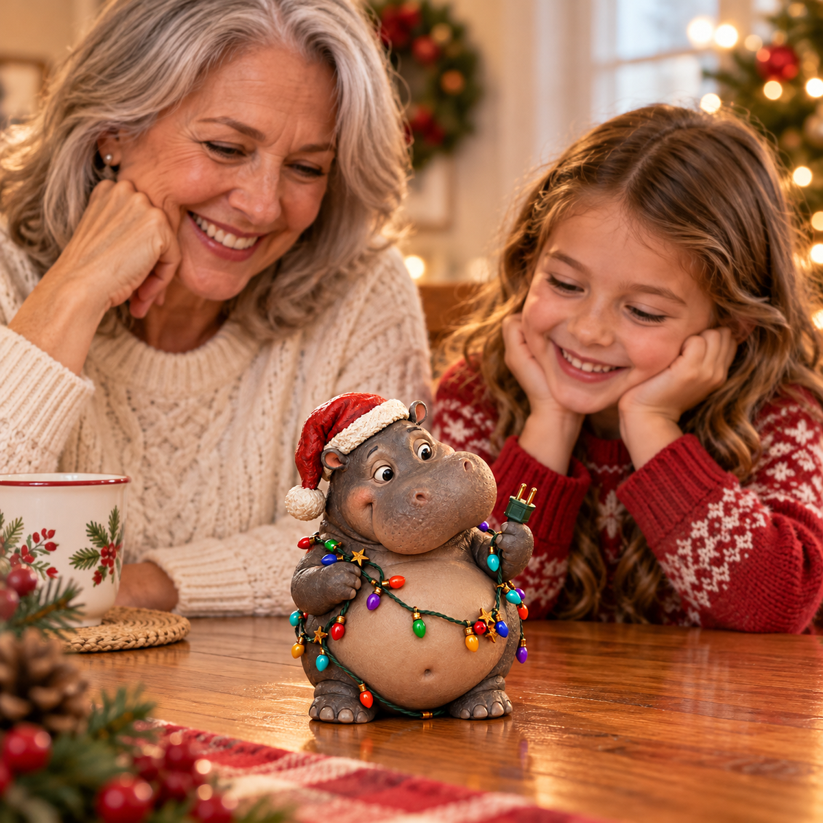🔥🦛Merry Little Troublemakers – Christmas Hippo Collection