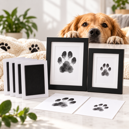 🐾 Pet Paw Print Memory Kit – Create a Meaningful Keepsake of Your Companion
