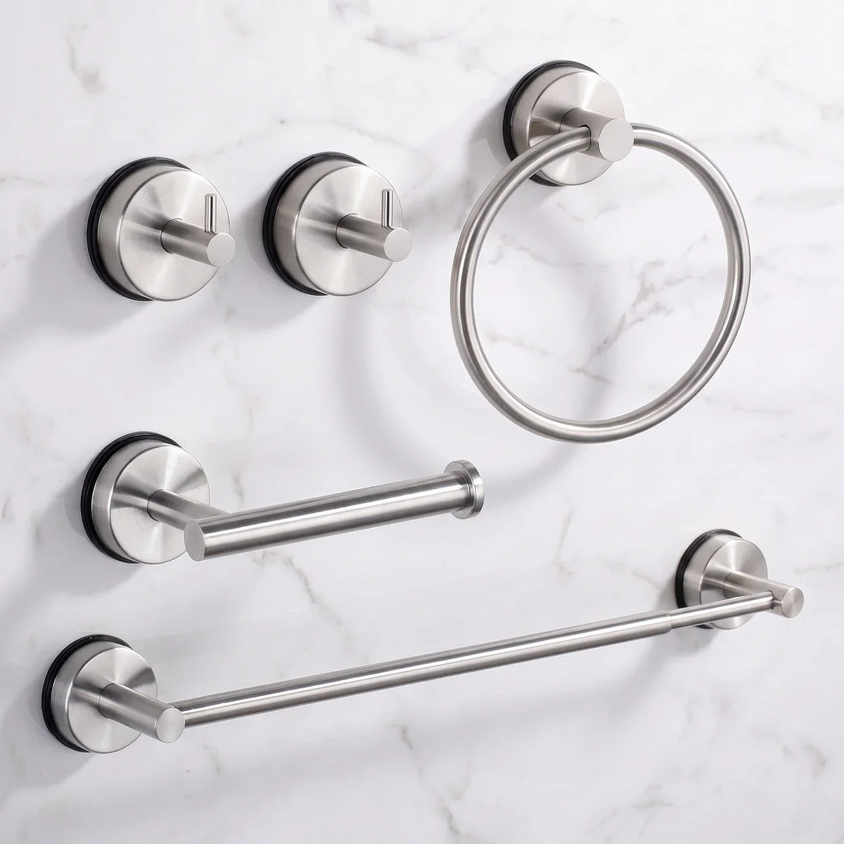 No-Drill Suction Cup Hooks 🪝 – Easy Wall-Mount Hanging Solution