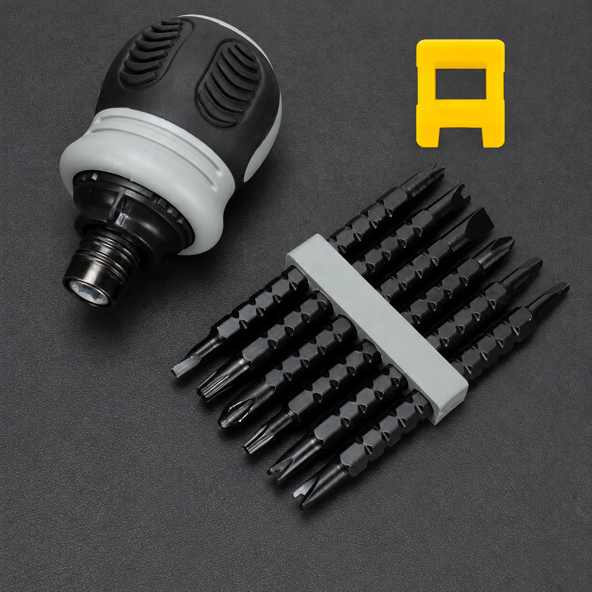 13-in-1 Ratcheting Screwdriver 🔧 – Versatile Multi-Bit Repair Tool
