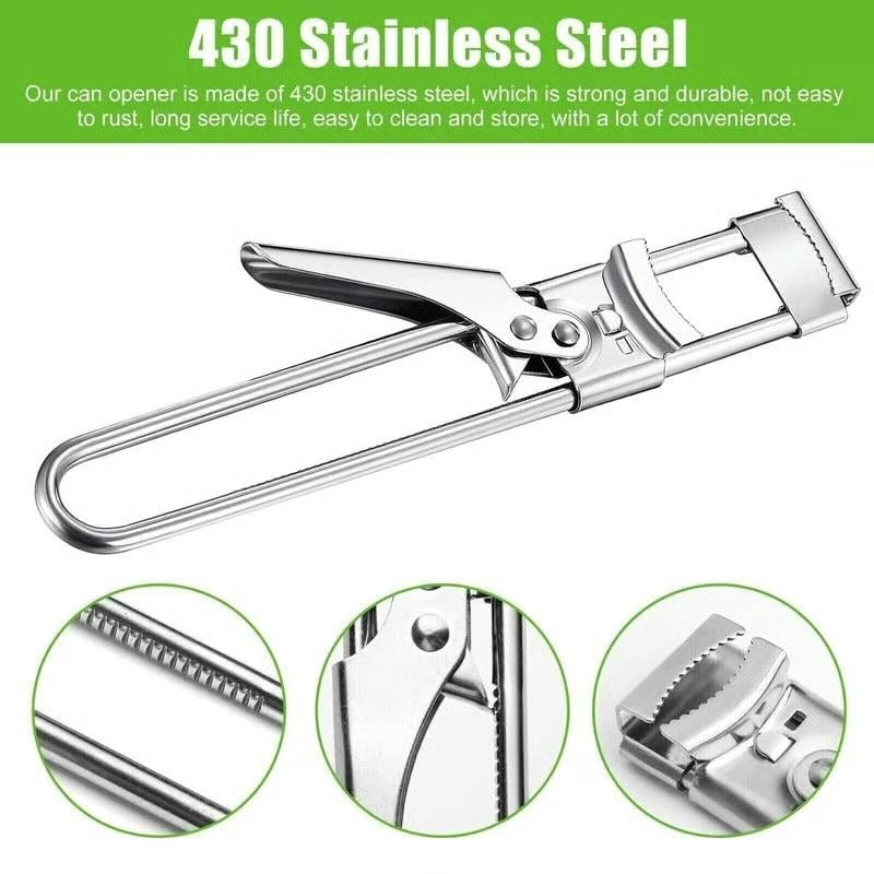 🔥Adjustable Stainless Steel Jar Opener