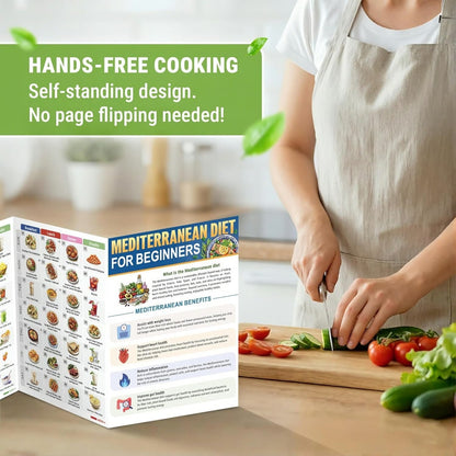 🥗 Mediterranean Meal Prep Starter Kit – 6-Piece Portion Set with 4-Week Guide & 80 Delicious Recipes 🍋