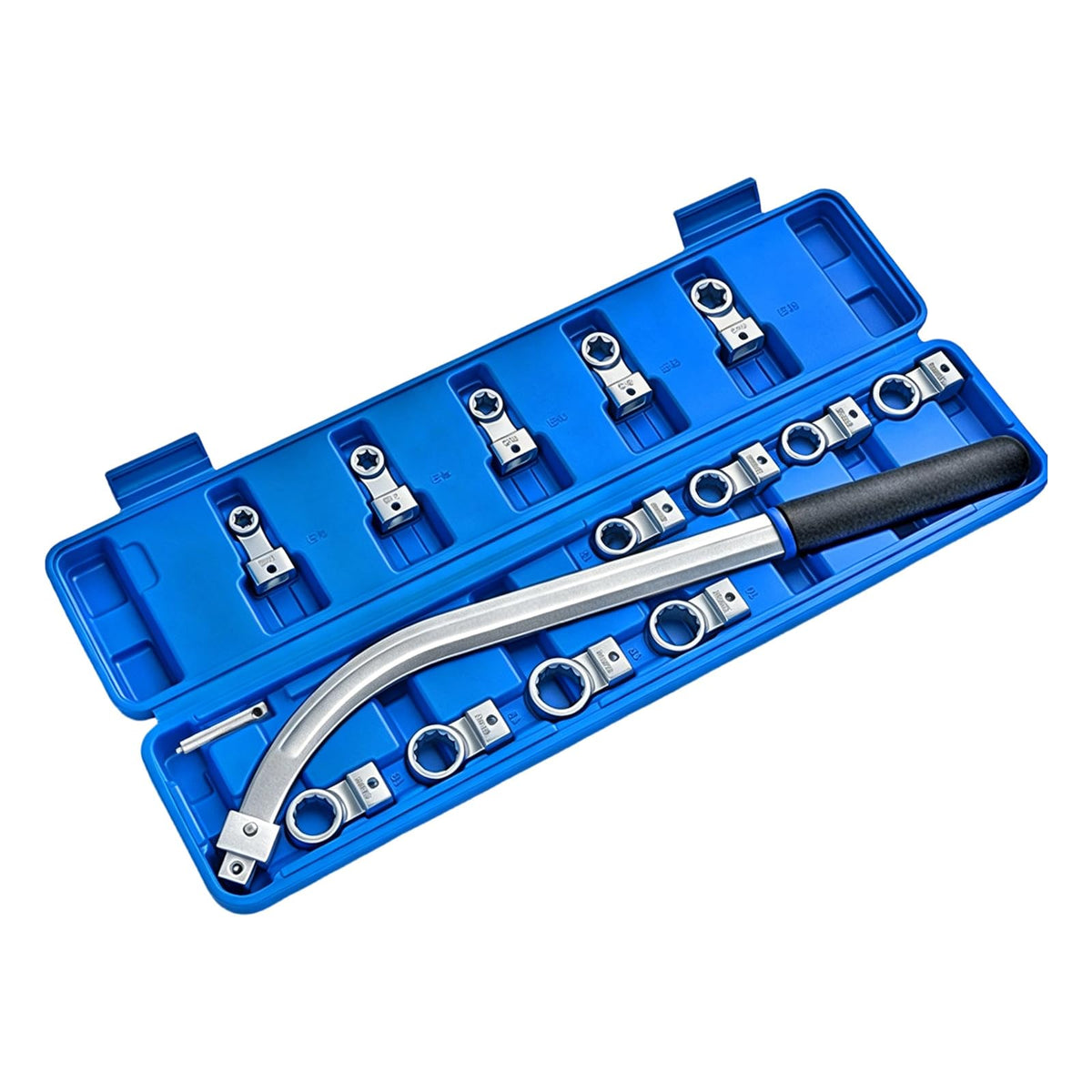15-Piece Adjustable Engine Belt Wrench Kit for Pulley & Tensioner Service 🔧