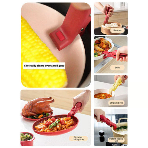 🔥 Heat-Safe Bowl Gripper Clip – Secure No-Burn Kitchen Lifter