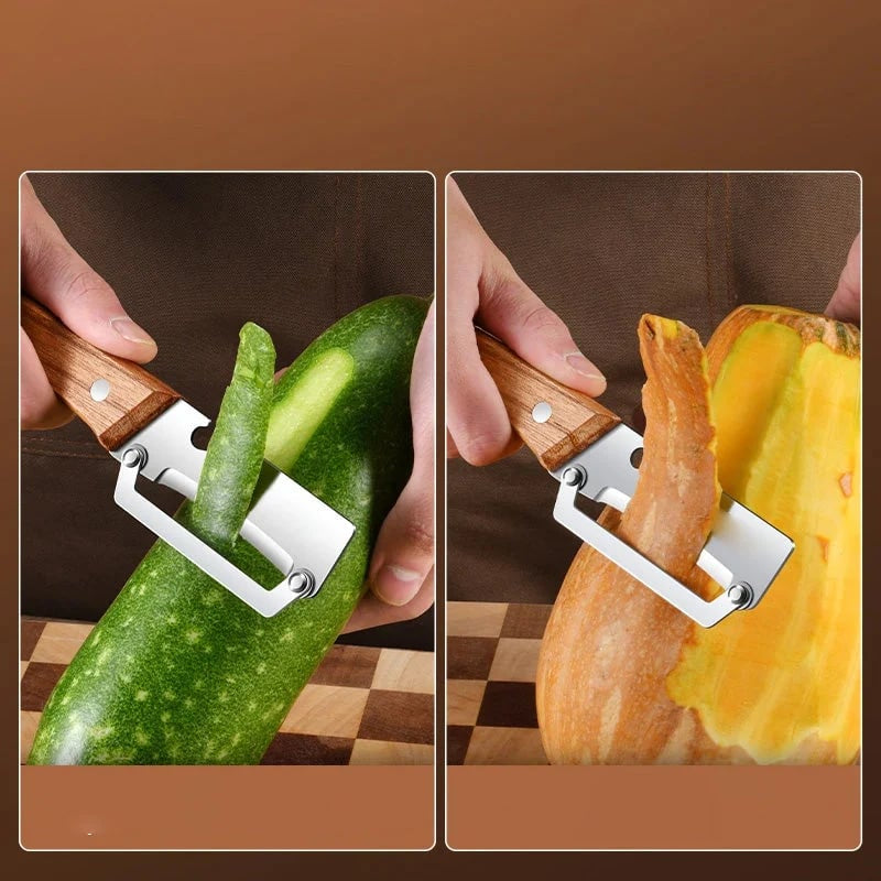 🥕 Quick-Glide Produce Peeler with Stainless Steel Blade & Comfort-Grip Handle ✨