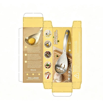 Multifunction Stainless Steel Cooking Grater Spoon