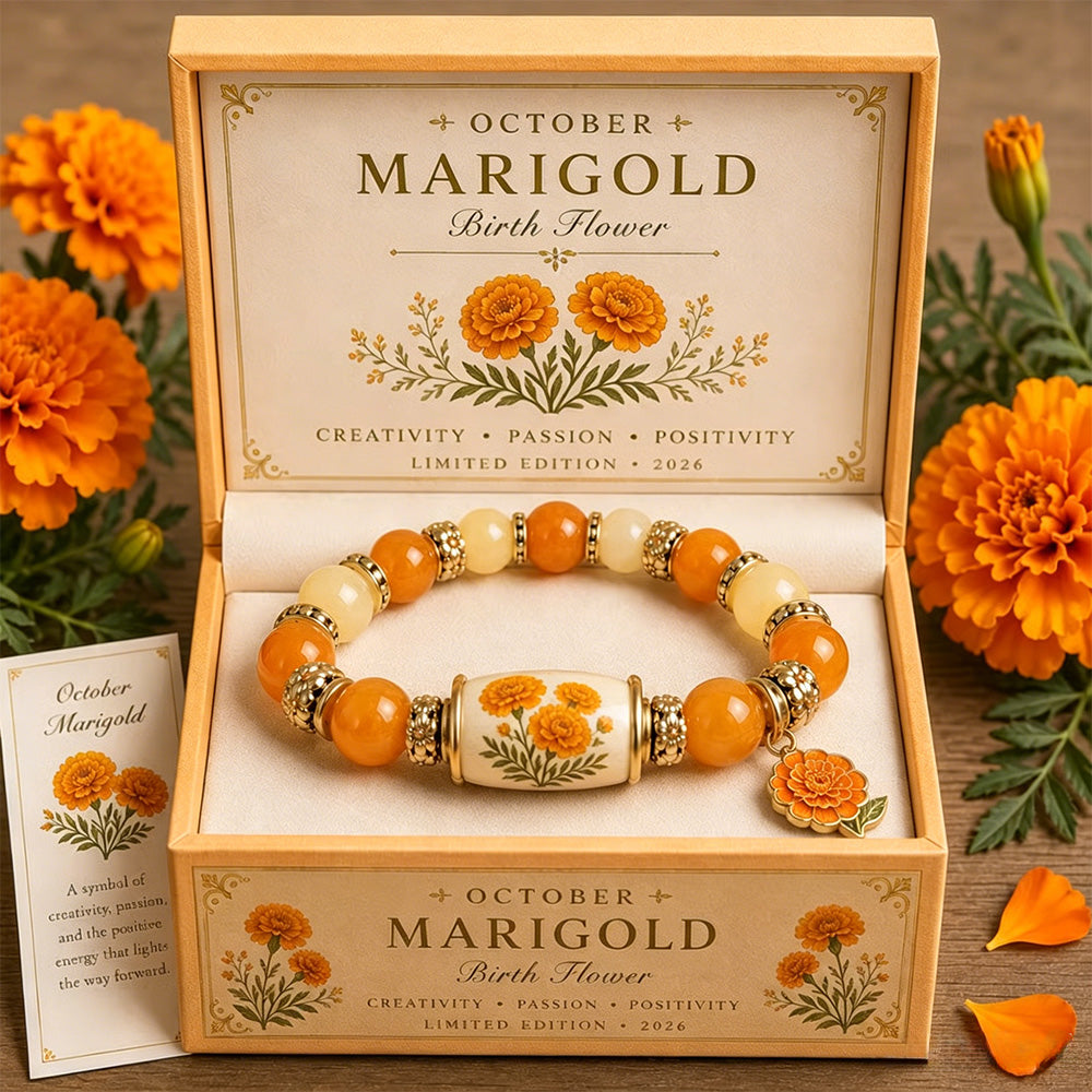 🌸 Birth Flower Blessing Bracelet
