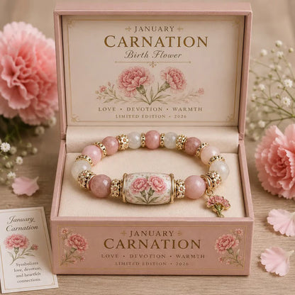 🌸 Birth Flower Blessing Bracelet