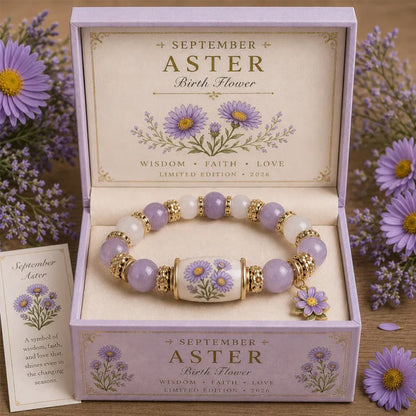 🌸 Birth Flower Blessing Bracelet