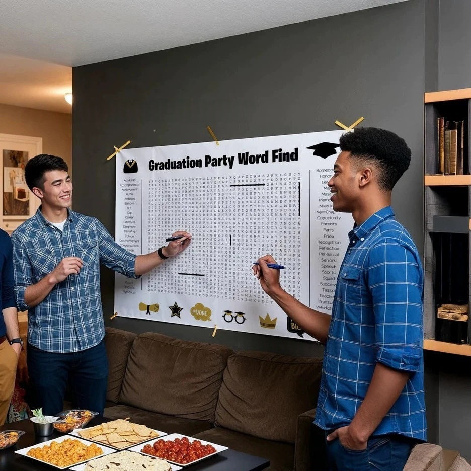 🎉Jumbo Word Search Party Poster 36"×24" | Choose Your Theme