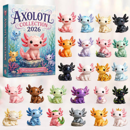 🎄 2026 Axolotl Advent Calendar – 24 Days of Tiny Axolotl Surprises