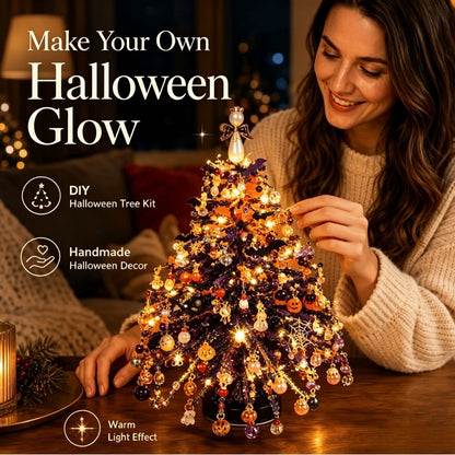 🎄 Make-Your-Own Glowing Holiday Tree Craft Set for Festive Décor ✨