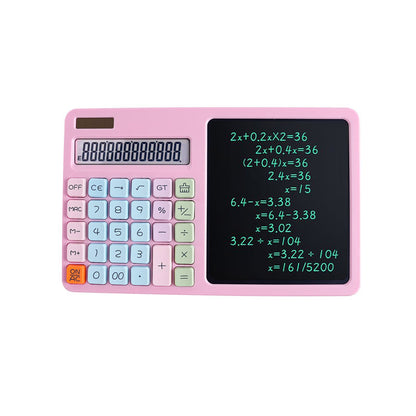 🧮 2-in-1 Calculator & LCD Writing Tablet – Notes Made Easy