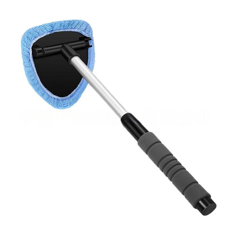 🚗 Extendable Windshield Cleaner – 180° Rotating Head & 4 Washable Pads