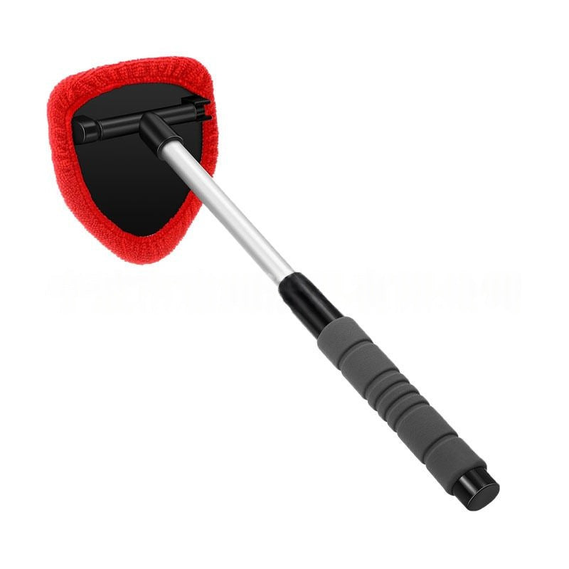 🚗 Extendable Windshield Cleaner – 180° Rotating Head & 4 Washable Pads