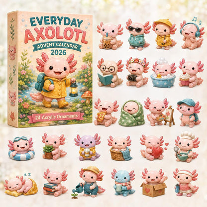 🎄 2026 Axolotl Advent Calendar – 24 Days of Tiny Axolotl Surprises