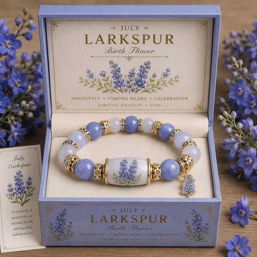 🌸 Birth Flower Blessing Bracelet