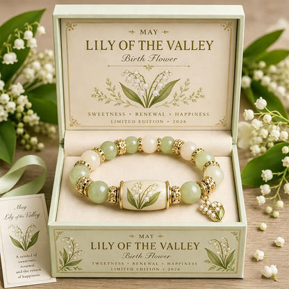 🌸 Birth Flower Blessing Bracelet