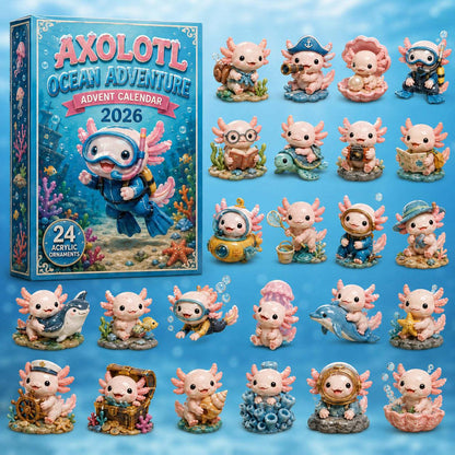 🎄 2026 Axolotl Advent Calendar – 24 Days of Tiny Axolotl Surprises