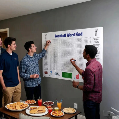 🎉Jumbo Word Search Party Poster 36"×24" | Choose Your Theme