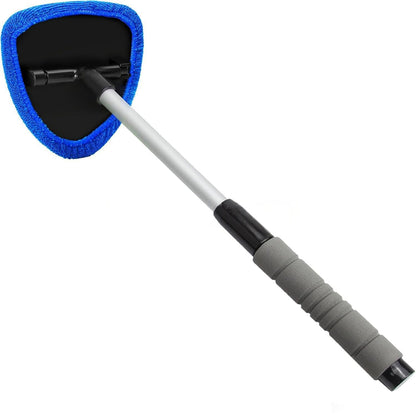 🚗 Extendable Windshield Cleaner – 180° Rotating Head & 4 Washable Pads