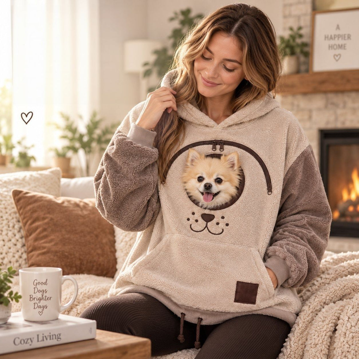 BK8832 European and American style fleece-lined flannel hoodie, unisex, loose fit, casual, warm, popular for cross-border sales, with drawstring
