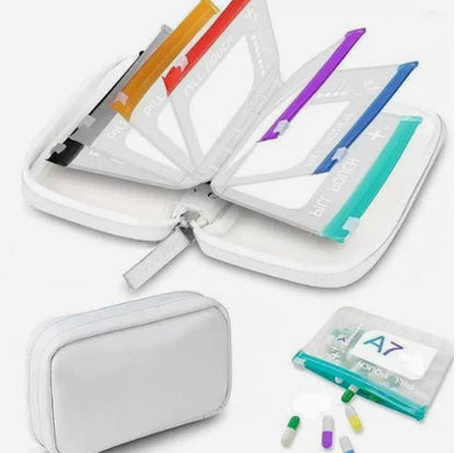 🔥Last Day 40% Off ! Crush‑Proof Waterproof Pill Pouch Set💊