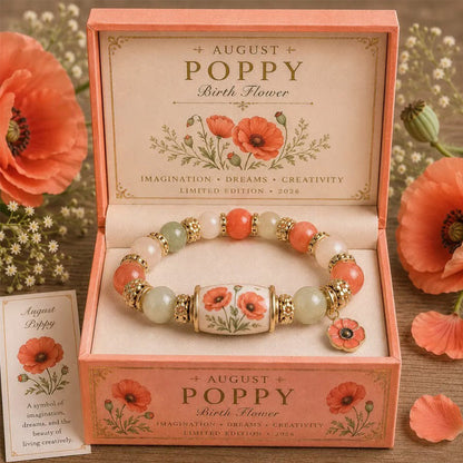 🌸 Birth Flower Blessing Bracelet