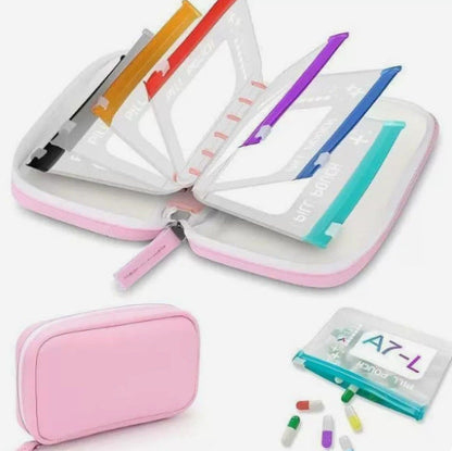 🔥Last Day 40% Off ! Crush‑Proof Waterproof Pill Pouch Set💊