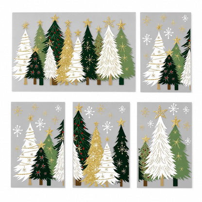🎄 3-Piece Reusable Christmas Window Clings ✨ Double-Sided No-Glue Holiday Decals for Windows & Mirrors ❄️