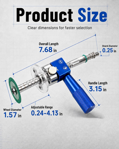 🛠️ 1-1/4" Internal PVC Pipe Cutter – Diamond Wheel Cutting Tool