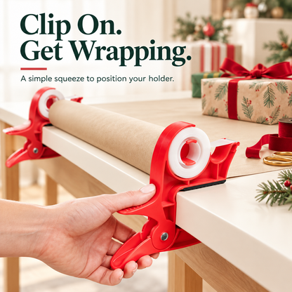 Hands-Free Gift Wrapping Helper 🎁 – Paper Holder & Tape Dispenser