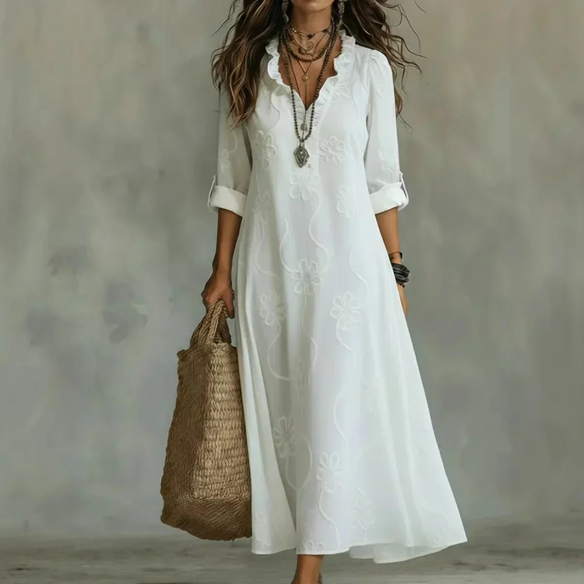 🔥Hot Sale |Effortless Elegance in One Timeless Dress 🌿