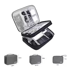Compact Travel Tech Organizer Pouch for Cables, Chargers and Accessories 🔌✈️