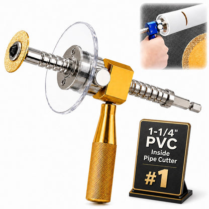 🛠️ 1-1/4" Internal PVC Pipe Cutter – Diamond Wheel Cutting Tool
