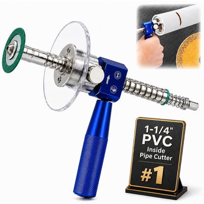 🛠️ 1-1/4" Internal PVC Pipe Cutter – Diamond Wheel Cutting Tool