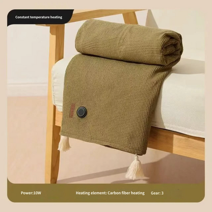 🔥 Cozy USB Heated Wrap – Portable, Machine-Washable Cold-Weather Comfort