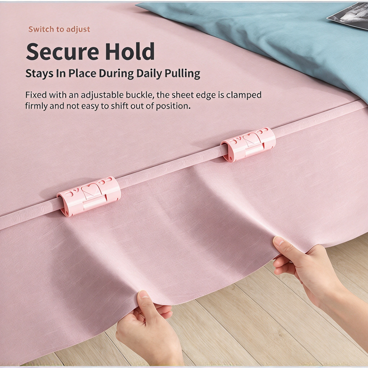 6-Pack Bed Sheet Fastener Clips 🛏️ – Secure, Stay-Put Bedding