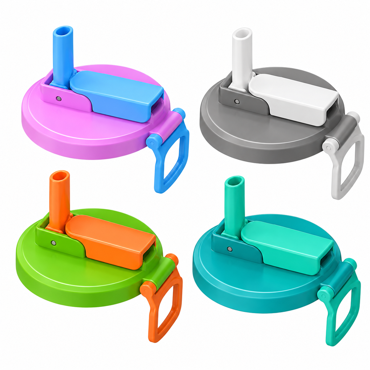 🥤 Reusable Soda Can Lids with Straws – 🔥BUY 1 SET GET 1 SET FREE