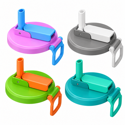 🥤 Reusable Soda Can Lids with Straws – 🔥BUY 1 SET GET 1 SET FREE