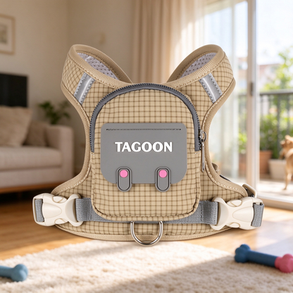 Walk-Ready Dog Harness & Leash Set 🐕 – All-in-One Everyday Pet Walking Gear