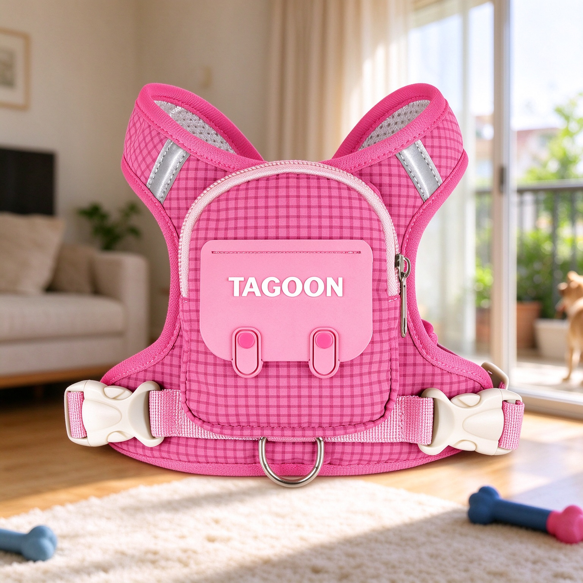 Walk-Ready Dog Harness & Leash Set 🐕 – All-in-One Everyday Pet Walking Gear