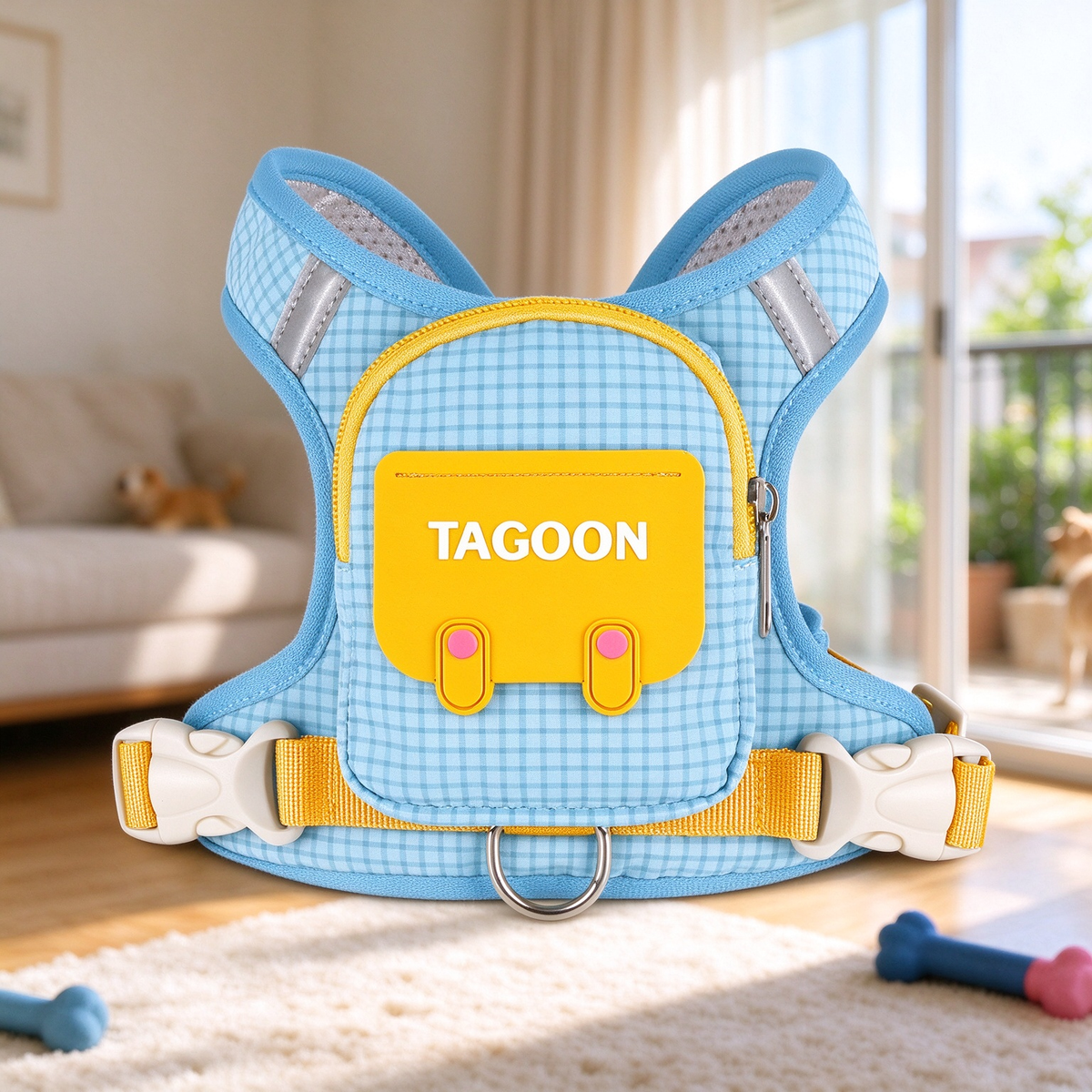 Walk-Ready Dog Harness & Leash Set 🐕 – All-in-One Everyday Pet Walking Gear