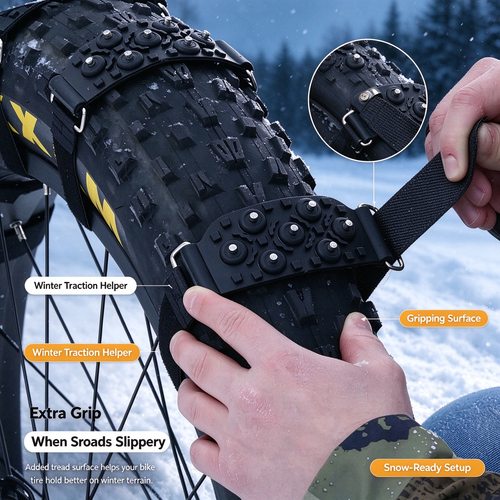 Bike Tire Grip Pads 🚲 – Anti-Slip Traction Accessories for Cycling